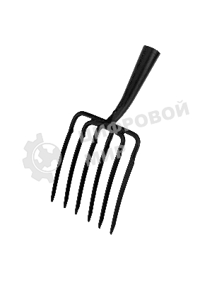 Вилы 6-х рогие, копальные, 195х220 мм, кованые, без черенка, АРТИ