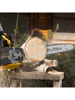 Цепная пила аккумуляторная бесщет. Denzel RCS400-36, Li-ion, 36 В, 4 А·ч, шина 400 мм/58610