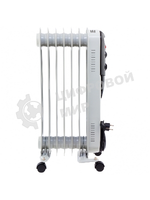 Обогреватель масляный MTX OCH-1500, белый, 1500 Вт, 15 м2, термостат