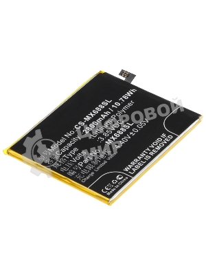 Аккумулятор CameronSino CS-MX688SL BT68 для Meizu M3S mini 3.85V, 2800mAh, 10.78Wh