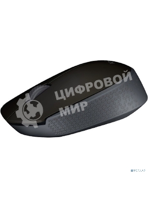 Мышь беспроводная Logitech M171 черный/серый, 1000 dpi, радиоканал, USB, кнопки - 3