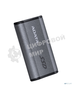 Внешний SSD ADATA Elite SE880, 500 Gb, USB 3.2 Gen 2x2 Type-C, R/W 2000/2000, серый