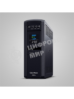 Источник бесперебойного питания Cyberpower CP1350EPFCLCD Line-Interactive 1350VA/810W USB/RS-232/RJ11/45 (6 EURO)
