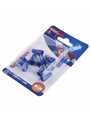 Соединительный изолирующий зажим Rexant СИЗ-2, 1,0-4,5 мм², синий, 10 шт.