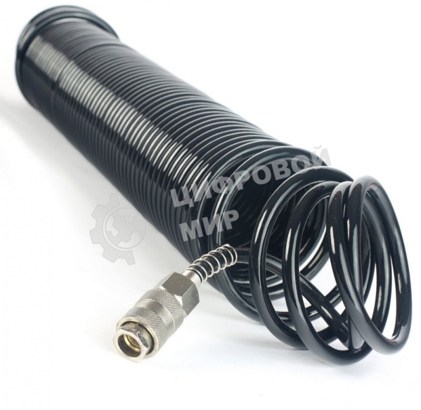 Шланг спиральный для пневмоинструмента PATRIOT PU 206x8мм полиамид быстросъем.