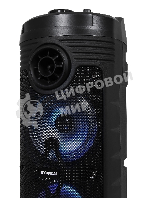 Минисистема Hyundai H-MC170 черный 80Вт/FM/USB/BT/SD/MMC