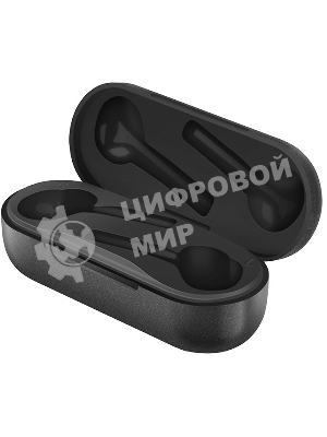 Наушники TWS SVEN E-705BT черный, внутриканальные, Bluetooth, до 4 ч