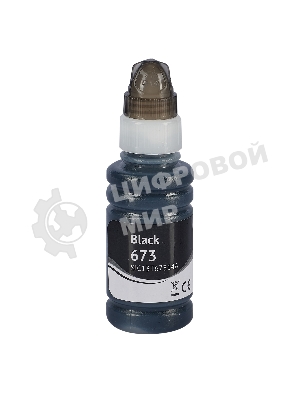 Контейнер с чернилами Sakura C13T67314A (673 BK) для Epson, черный, 3000 к., 70 мл.