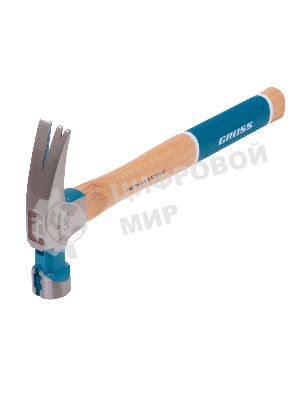 Молоток-гвоздодер Gross AMERICAN HICKORY 680 г, угол 75, магнит, обрезиненная рукоятка