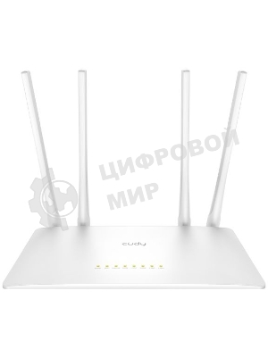 Роутер беспроводной Cudy WR1200 AC1200 10/100BASE-TX белый