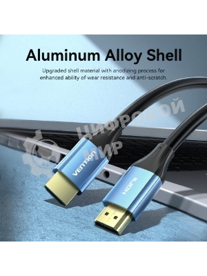 Кабель Vention HDMI High speed v2.0 with Ethernet 19M/19M - 8м