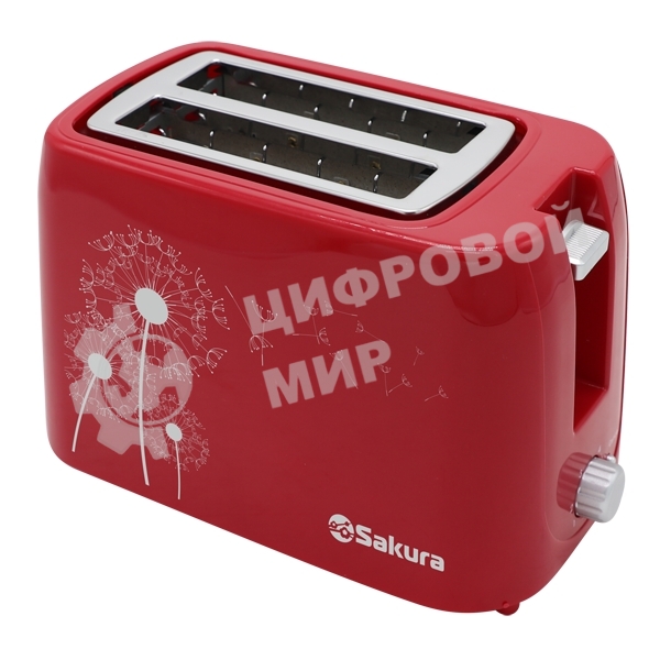 Тостер Sakura SA-7608R 750Вт подогрев красн