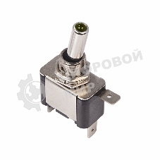 Тумблер Rexant 12V 25А (3c) ON-OFF однополюсный с зеленой LED подсветкой