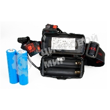 Фонарь налобный Ultraflash E1333 черный 4Вт лам.:светодиод. встроенный аккумулятор (13903)