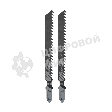 Пилка для электролобзика Kranz 100 мм 8 з/д 5-60 мм T111C (2 шт./уп.) (дерево)