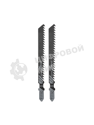 Пилка для электролобзика Kranz 100 мм 8 з/д 5-60 мм T111C (2 шт./уп.) (дерево)