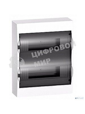 Бокс ОП EASY9 навесн. с прозрачной дверью 2ряда 24мод. SchE