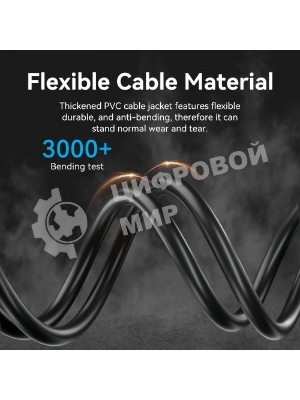 Кабель Vention HDMI High speed v2.0 with Ethernet 19M/19M - 8м