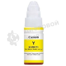 Чернила Canon GI-490Y 0666C001 желтый для Canon Pixma G1400/2400/3400 (70мл)