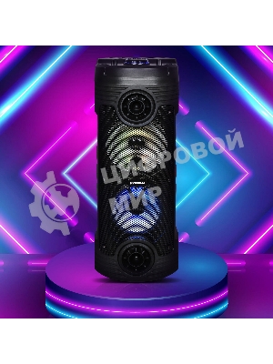 Минисистема Hyundai H-MC170 черный 80Вт/FM/USB/BT/SD/MMC