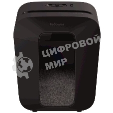 Шредер Fellowes PowerShred LX41 черный (секр.P-4)/перекрестный/8лист./17лтр./скрепки/скобы/пл.карты