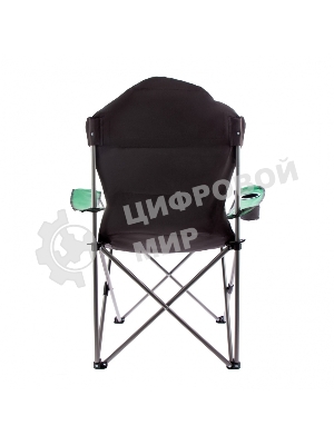 Кресло складное Palisad Camping с подлокотниками и подстаканником 60x60x110/92 см