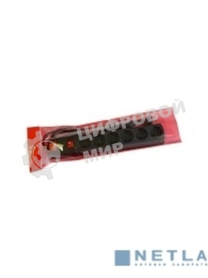 Сетевой фильтр Most LR 1.7м (6 розеток) черный (коробка)