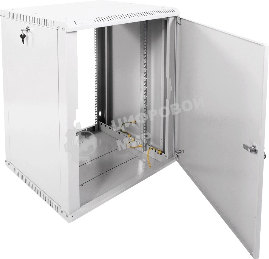 Шкаф ЦМО телекоммуникационный настенный сварной 12U (600 500) съемные стенки, дверь металл