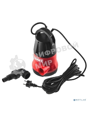 Насос дренажный Hammer NAP250CD 250Вт, 6000л/ч, высота 6м, глубина 7м