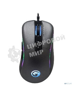 Мышь MARVO G950 Black USB Мышь игровая проводная оптическая, 4000dpi, Сенсор Avago A3050, 7 кнопок, RGB подсветка, Программируемые кнопки, Сменные боковины, USB, Кабель 1,8 м
