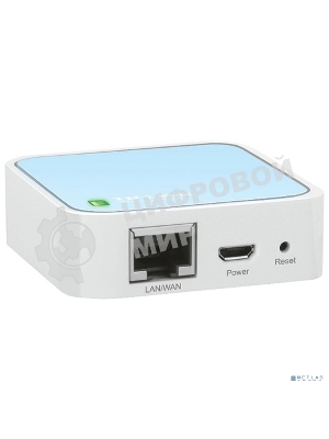 Беспроводной Nano маршрутизатор TP-Link TL-WR802N серии N, скорость до 300 Мбит/с