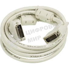 Кабель DVI Ningbo DVI-D(m) dual link/DVI-D(m) dual link 3м феррит.кольца (RD-DVI-3-BR) Кабель DVI Ningbo DVI-D(m) dual link/DVI-D(m) dual link 3м феррит.кольца (RD-DVI-3-BR)