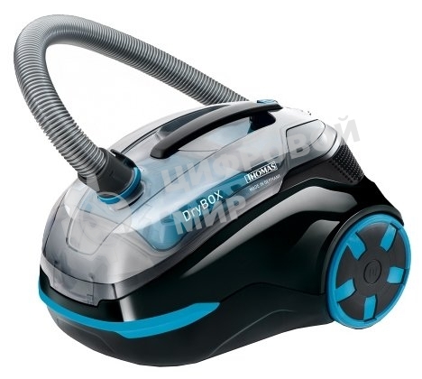 Пылесос Thomas DryBOX черный/синий, 300/1700Вт, уборка сухая, пылесборник контейнер 2.1 л