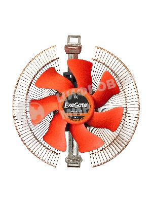 Кулер для процессора ExeGate EE90-Cu бронзовый, 90 мм, алюминий/медь, 2200 об/мин, 22 дБ, 3 pin, 80 Вт, 58 мм
