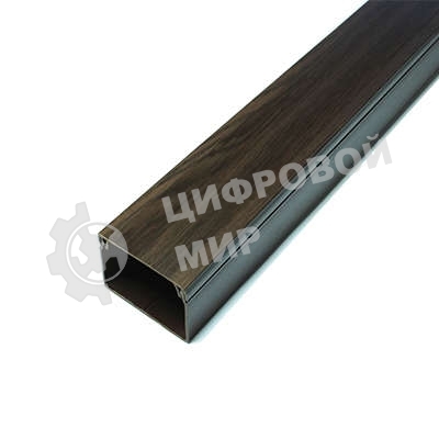 Кабель-канал 40х25 L2000 пластик с двойным замком венге УралПак КК-4840025-032