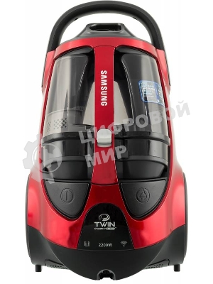 Пылесос Samsung VCC885HH3P красный, 430/2200 Вт, уборка сухая, пылесборник контейнер 2 л