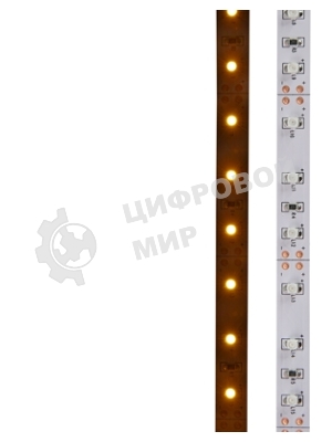 Лента светодиодная открытая, 8 мм, IP23, SMD 2835, 60 LED/m, 12 V, цвет свечения желтый