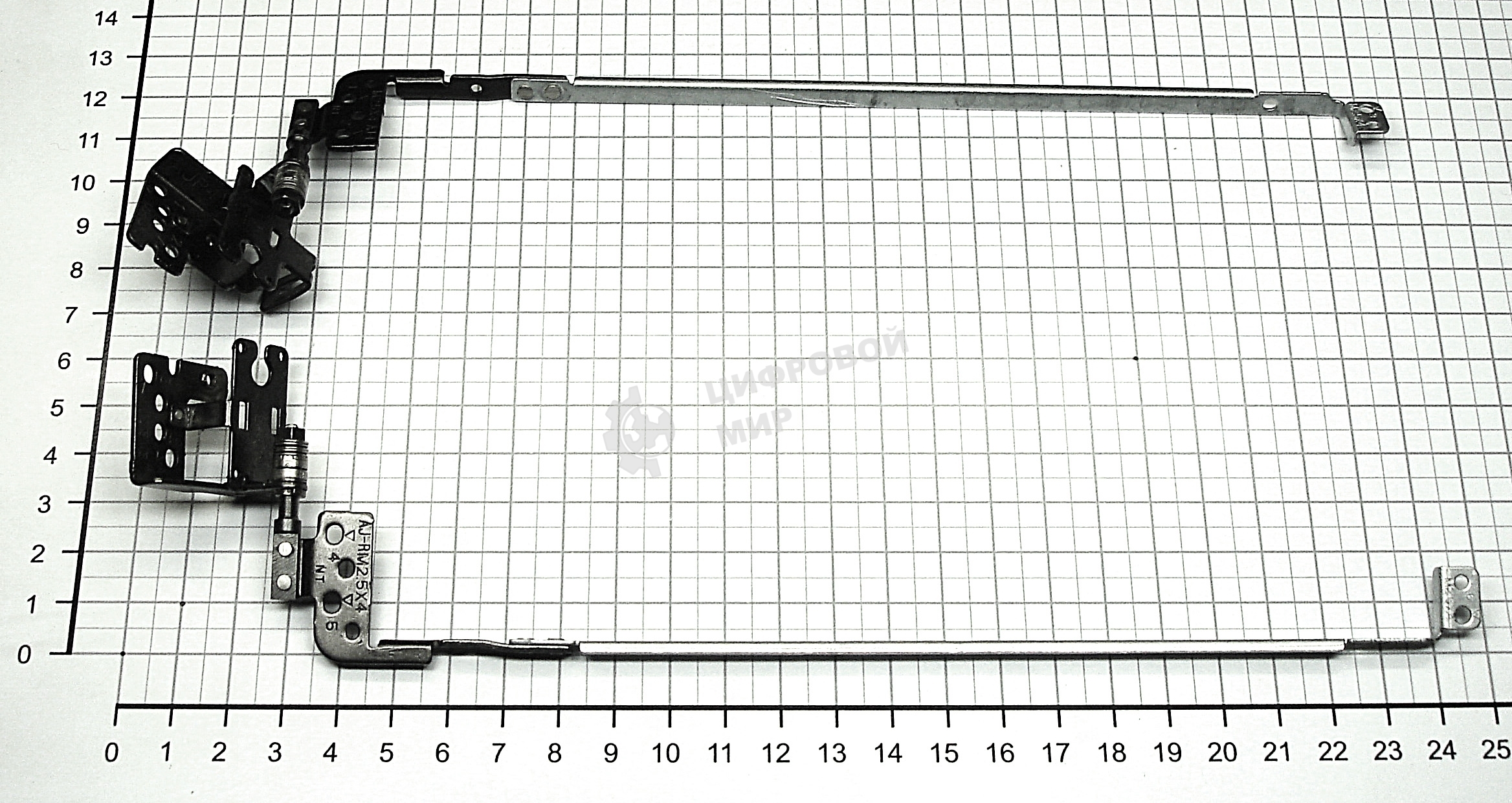 Петли для ноутбука Dell Inspiron 14R, N4110, FBR01016010, Dell