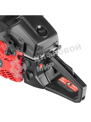 Пила цепная бензиновая MTX S-5218, шина 45 см, 52см3, 3 л.с., шаг 0,325, паз 1,5 мм, 72 зв