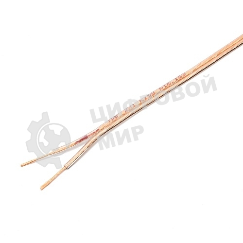 Акустический кабель Cablexpert CC-TC2x1,0-20M, прозрачный, 20 м, бухта