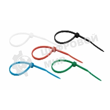 Хомут-стяжкa нeйлонoвая Rexant 100x2,5 мм, цветная, упаковка 25 шт.