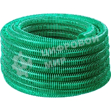 Шланг ЗУБР напорно-всасывающий со спиралью ПВХ, 3 атм, 25мм х 30м