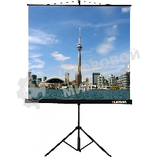 Экран на треноге Lumien 127x127см Eco View LEV-100104 1:1 напольный рулонный