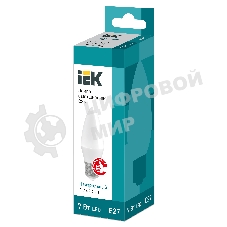 Лампа светодиодная IEK LLE-C35-7-230-40-E27 ECO C35 свеча 7Вт 230В 4000К E27