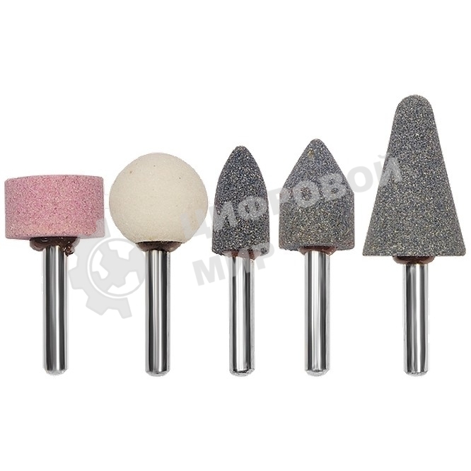 Точильные камни Matrix для дрели, 5 шт.