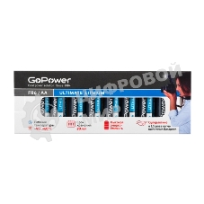 Батарейка GoPower FR6 AA BOX10 Lithium 1.5V