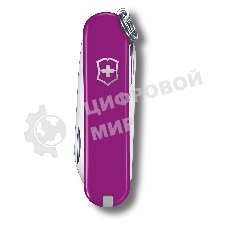 Нож перочинный Victorinox Classic Tasty Grape (0.6223.52G) 58мм 7 функций карт.коробка