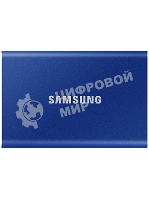 Внешний SSD Samsung T7, 2TB, USB 3.2 Gen 2 Type-C, R/W 1050/1000, синий