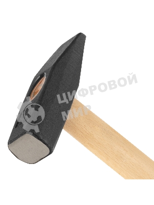 Молоток слесарный Сибртех, 800 г, квадратный боек, деревянная рукоятка