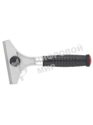 Скребок Matrix 100мм фиксированное лезвие металлическая обрезиненная ручка master